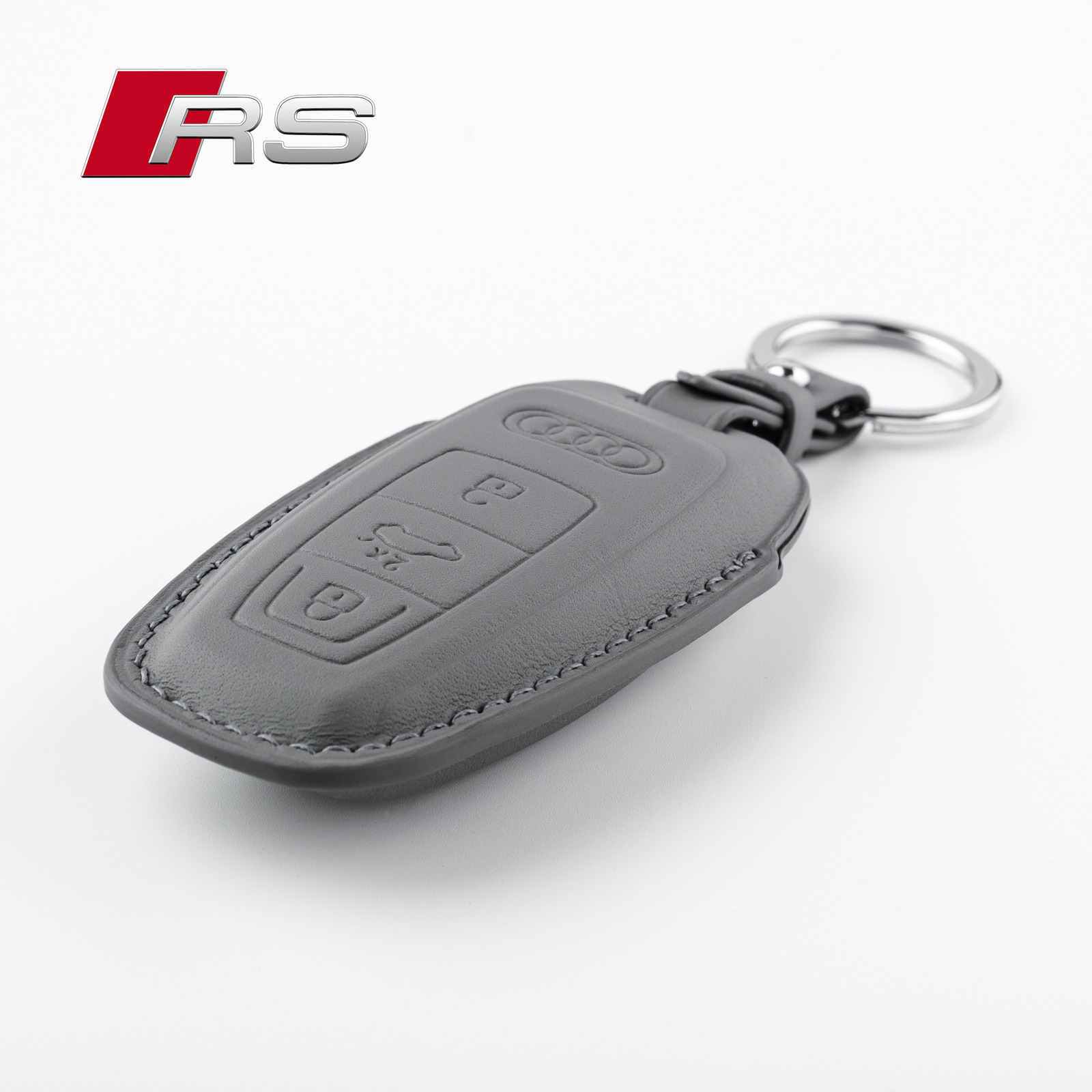 Кожаный чехол для ключа Audi AU-33 RS. Фото 4