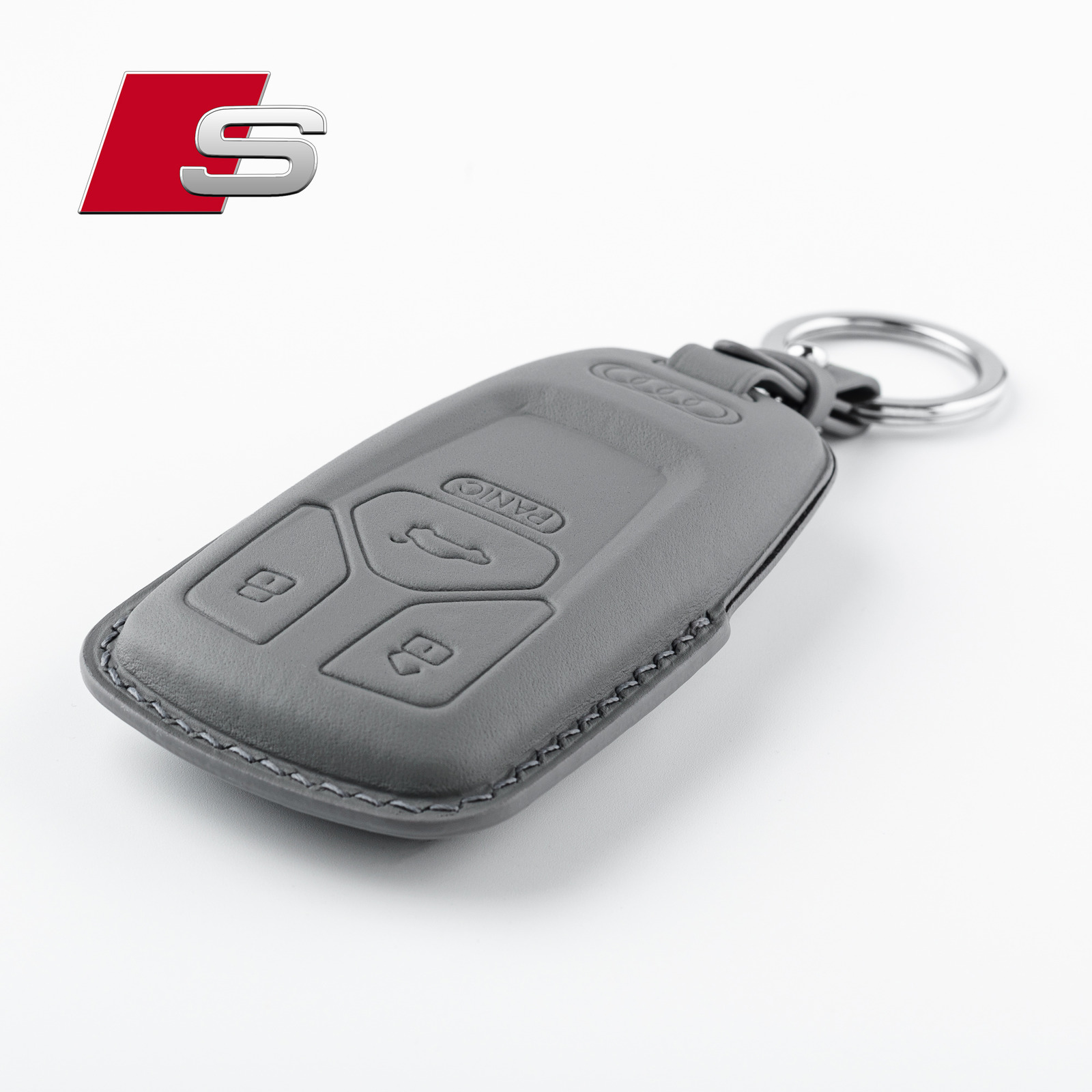 Кожаный чехол для ключа Audi AU-66 S. Фото 4
