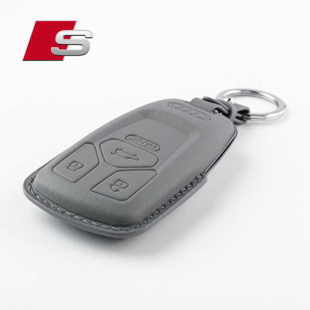 Кожаный чехол для ключа Audi AU-66 S. Фото 4
