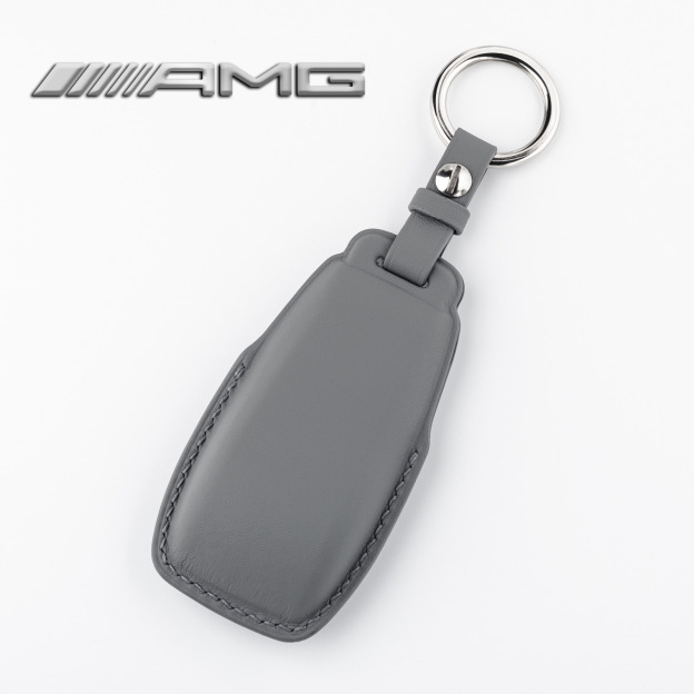 Кожаный чехол для ключа Mercedes-Benz AMG MR66. Фото 3